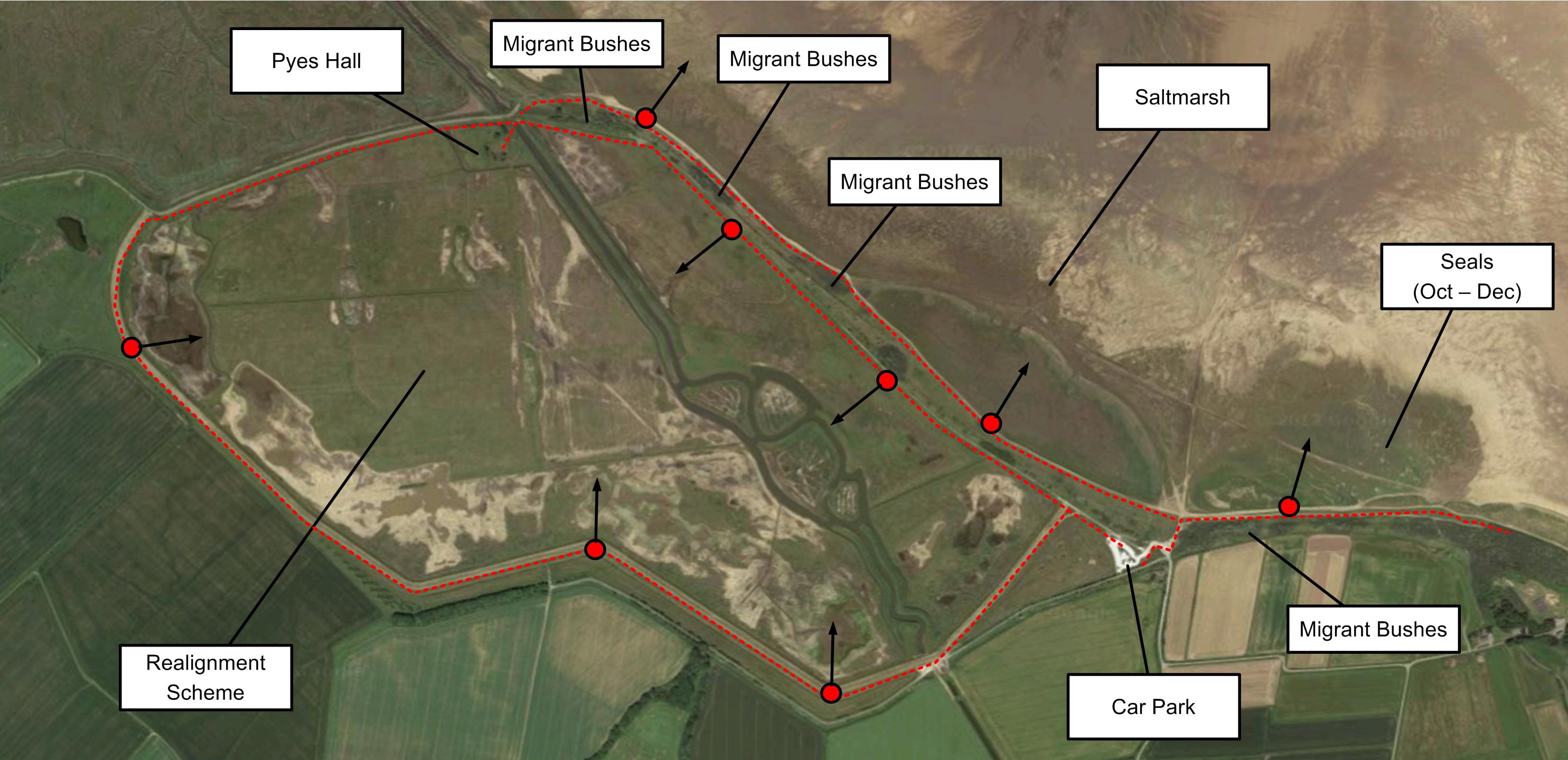 Site Details, footpaths, viewpoints etc..